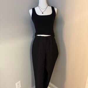 REQUIREMENTS Black Jacquard Trousers – Size 10
